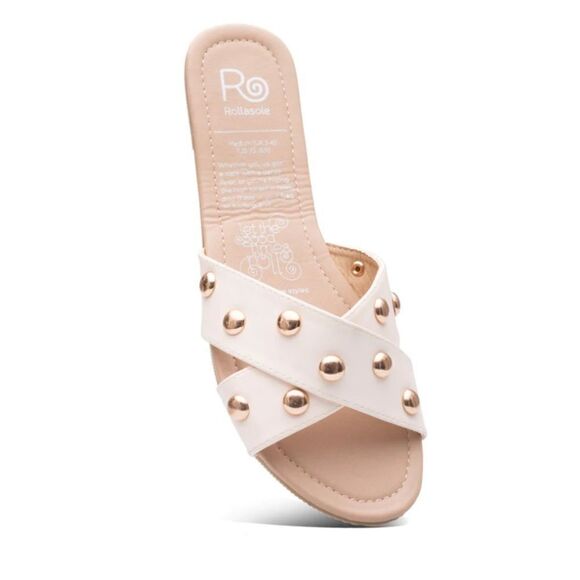 NWOT Rollasole slide on sandals‎ back up shoes for your bag. Size medium - Picture 1 of 8